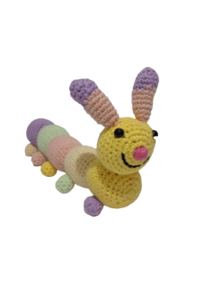 Imagen de  1 Gusanito tejido a crochet.