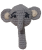 Imagen de 1  Elefante para lapiz y lapicero tejido a crochet.